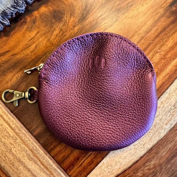 Portland Leather Goods Handbags - Portland Leather Gordita ULTRAVIOLET Gordita Round Wallet Keychain Charm NEW